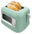 Cecotec RetroVision Green 5 2 rebanada(s) 700 W Verde claro, Acero inoxidable
