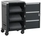 Ewent EW1701 carrito y armario de dispositivo portátil Armario de gestión y carga para dispositivos portátiles Negro, Gris