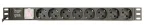 Gembird EG-PDU-014-C14 unidad de distribución de energía (PDU) 8 salidas AC 1U Negro