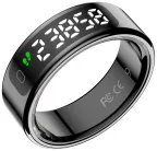 Leotec LESR01K08 rastreador de actividad LED Anillo inteligente rastreador de actividad IPX8 Negro