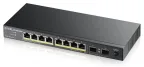 Zyxel GS1100-10HP v2 No administrado Gigabit Ethernet (10/100/1000) Energía sobre Ethernet (PoE) Negro