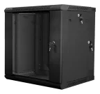 Lanberg WF02-6612-10B armario rack 12U Bastidor de pared Negro