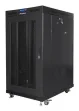 Lanberg FF01-8022-23BL armario rack 22U Rack o bastidor independiente Negro