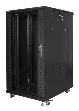 Lanberg FF01-6822-12B armario rack 22U Rack o bastidor independiente Negro