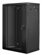Lanberg WF01-6418-10B armario rack 18U Bastidor de pared Negro