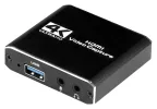 Gembird UHG-4K2-01 Adaptador gráfico USB Negro