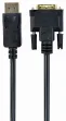 Gembird CC-DPM-DVIM-6 adaptador de cable de vídeo 1,8 m DisplayPort DVI Negro