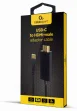 Gembird A-CM-HDMIM-01 adaptador de cable de vídeo 2 m USB Tipo C HDMI Negro