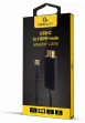 Gembird A-CM-HDMIM-02 adaptador de cable de vídeo 2 m USB Tipo C HDMI Negro