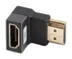 Lanberg AD-HDMI-07 adaptador de cable de vídeo HDMI tipo A (Estándar) Negro, Plata