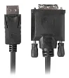 Lanberg CA-DPDV-10CU-0018-BK adaptador de cable de vídeo 1,8 m DisplayPort DVI-D Negro