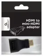 Gembird A-HDMI-FC cambiador de género para cable mini-HDMI Negro