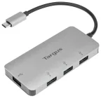 Targus ACH226EU hub de interfaz USB 3.2 Gen 1 (3.1 Gen 1) Type-C 5000 Mbit/s Plata
