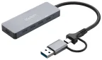 Ewent EW1151 hub de interfaz USB Tipo C 10000 Mbit/s Gris