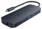 HYPER HD4004GL hub de interfaz USB 3.2 Gen 1 (3.1 Gen 1) Type-C 10000 Mbit/s Azul, Gris
