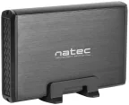 NATEC NKZ-0448 caja para disco duro externo Caja de disco duro (HDD) Negro 3.5"