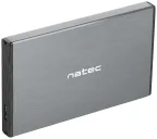 NATEC Rhino GO Carcasa de disco duro/SSD Gris 2.5"