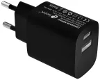 Leotec Cargador 20W 1xUSB-C PD + 1x USB-A Negro