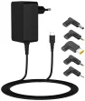 Leotec LENCSHOMETC45 cargador de dispositivo móvil Universal Negro Corriente alterna Carga rápida Interior