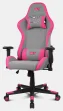 DRIFT DR90 PRO Silla para videojuegos de PC Asiento acolchado Gris, Rosa