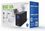 Gembird EG-UPS-032 sistema de alimentación ininterrumpida (UPS) 0,85 kVA 510 W 3 salidas AC
