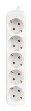 Lanberg PS0-05F-0150-W base múltiple 1,5 m 5 salidas AC Interior Blanco
