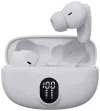 Denver TWE-57W auricular y casco Auriculares True Wireless Stereo (TWS) Clip de oreja Llamadas/Música USB Tipo C Bluetooth Base de carga Blanco