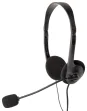 Gembird MHS-123 auricular y casco Auriculares Alámbrico Diadema Llamadas/Música Negro