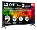 LG QNED evo AI MiniLED 43QNED81B6C.AEU Televisor 109,2 cm (43") 4K Ultra HD Smart TV Wifi Negro