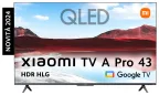 Xiaomi TV A Pro 43'' 109,2 cm (43") 4K Ultra HD Smart TV Wifi Gris, Titanio