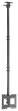 AISENS Soporte de techo giratorio, inclinable, extensible para monitor/TV 50kg de 23”-43”, Negro