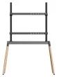 Gembird TVS-86F-01-BK soporte para TV 2,18 m (86") Negro, Madera