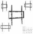 Gembird WM-55F-04 soporte para TV 139,7 cm (55") Negro