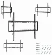 Gembird WM-70F-03 soporte para TV 177,8 cm (70") Negro