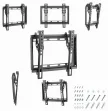 Gembird WM-42T-04 soporte para TV 106,7 cm (42") Negro