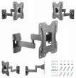 Gembird WM-42ST-01 soporte para TV 106,7 cm (42") Negro