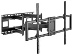 AISENS Soporte Pro Giratorio, Inclinable Y Nivelable Para Monitor/tv 120kg De 60-120, Negro