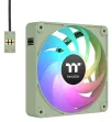 Thermaltake CL-F196-PL12MG-A sistema de refrigeración para ordenador Carcasa del ordenador Ventilador 12 cm Verde 3 pieza(s)