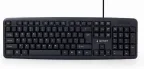 Gembird KB-U-103 teclado USB Inglés de EE. UU. Negro