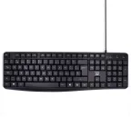 Ewent EW3001 teclado Oficina USB QWERTY Español Negro
