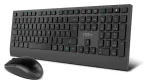 NOX NXLITEDUOSP teclado Ratón incluido Hogar RF Wireless + Bluetooth QWERTY Español Negro