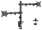 Gembird MA-D2-03 soporte para monitor 81,3 cm (32") Escritorio Negro
