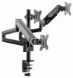 Gembird MA-DA3-01 soporte para monitor 68,6 cm (27") Escritorio Negro