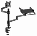 Gembird MA-DA-04 soporte para monitor 81,3 cm (32") Escritorio Negro