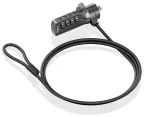 AISENS ASLK-D40N03-BK cable antirrobo Negro 1,5 m