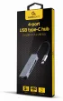 Gembird UHB-CM-U3P1U2P3-01 base para portátil y replicador de puertos Alámbrico USB 3.2 Gen 1 (3.1 Gen 1) Type-C Plata