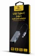 Gembird A-CM-COMBO3-02 base para portátil y replicador de puertos Alámbrico USB 3.2 Gen 1 (3.1 Gen 1) Type-C Plata