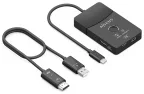 AISENS Docking USB-C a HDMI 1080P@60Hz (Inalámbrico) 30M, 1xHDMI 4K60HZ (Cable) 2xUSB-C 1xUSB-A 1xUSB-C PD 100W, Negro