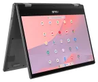ASUS Chromebook CM14 Flip CL1402FM2A-EC0224 - Ordenador Portátil 14" Full HD (MediaTek Kompanio 520, 8GB RAM, 128GB eMMC, ARM Mali-G52 MC2, ChromeOS) Gris Gravidad - Teclado QWERTY español