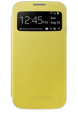 Samsung S View funda para teléfono móvil Libro Amarillo